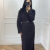 Elima dress brown