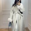 Aya coat creamwhite