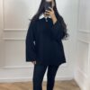 Basic blouse polo black