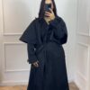 Cape trenchcoat black